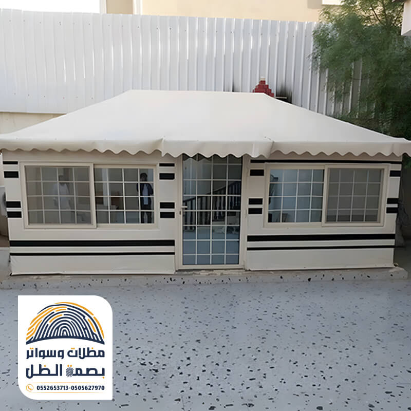 تركيب خيمة معزولة ضد المطر والحرارة