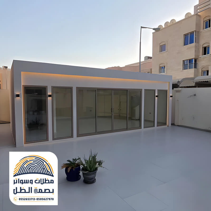 مجالس ساندوتش بانل لدى مؤسسة بصمة الظل بالرياض