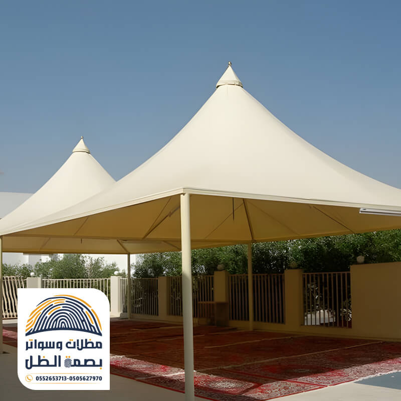أشكال مظلات مساجد