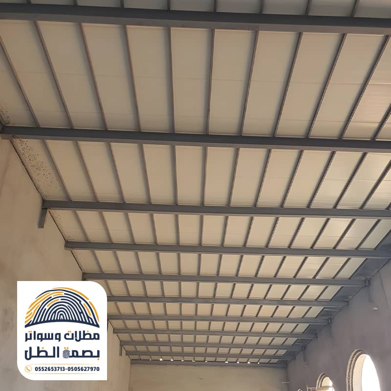 بناء ملحق ساندوتش بانل من مؤسسة بصمة الظل