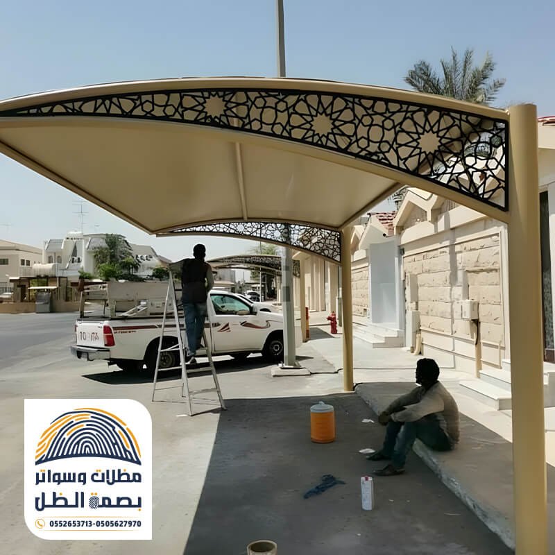 تركيب مظلات سيارات كابولي
