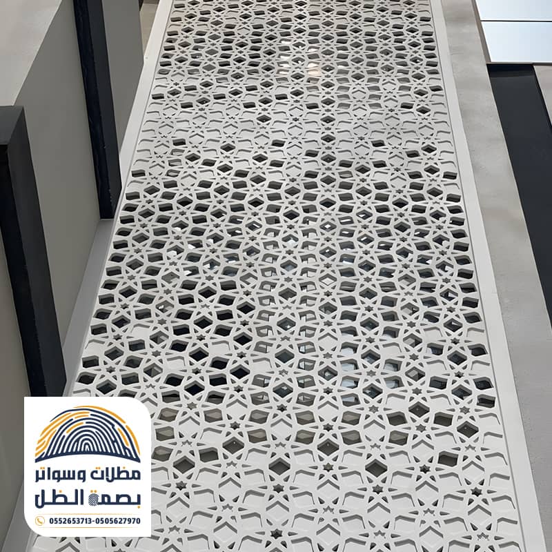 تركيب واجهة قص ليزر من مؤسسة بصمة الظل