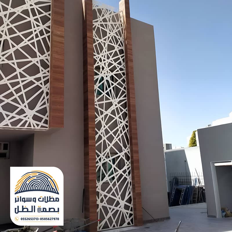 واجهات قص ليزر حديثة