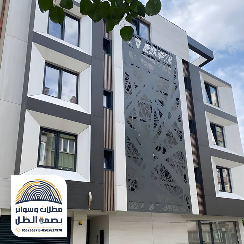 واجهة حديد قص ليزر للمنازل