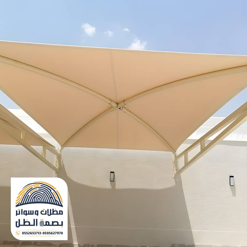 تركيب مظلات سيارات معلقة