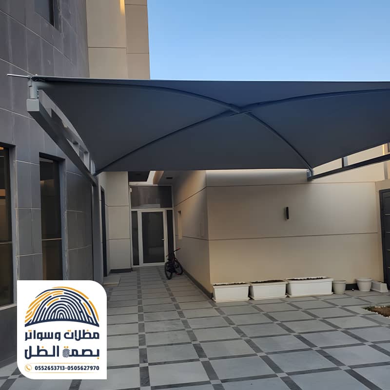 مظلات سيارات للاحواش بتعليق جداري