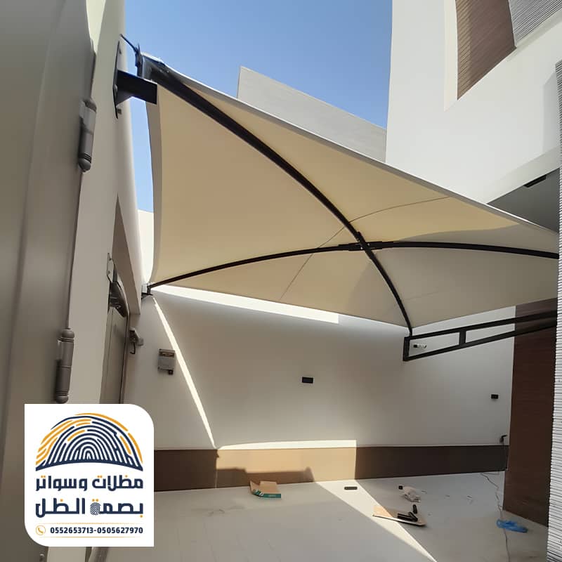 مظلات سيارات معلقة