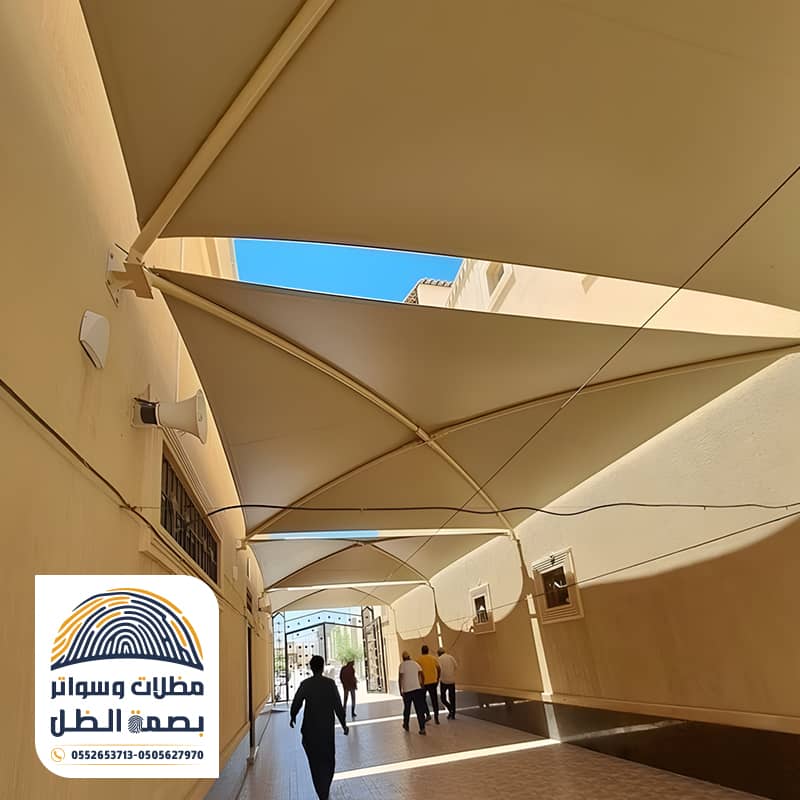مظلة سيارة معلقة مؤسسة بصمة الظل