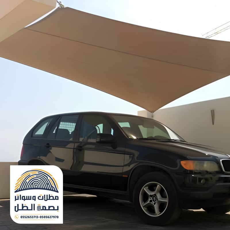 تركيب مظلات سيارات شد انشائي